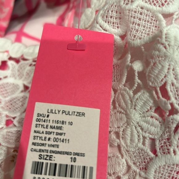 Lilly Pulitzer Nala Soft Shift Dress sizes 10 and 14 Resort White Caliente NWT - Picture 16 of 16